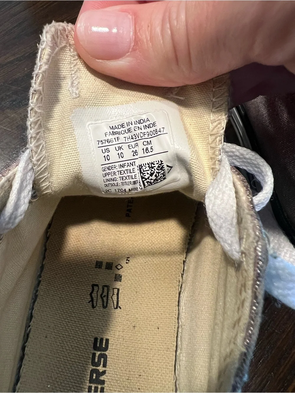 Converse Kids Metallic Rose Gold Low-Top Sneakers
